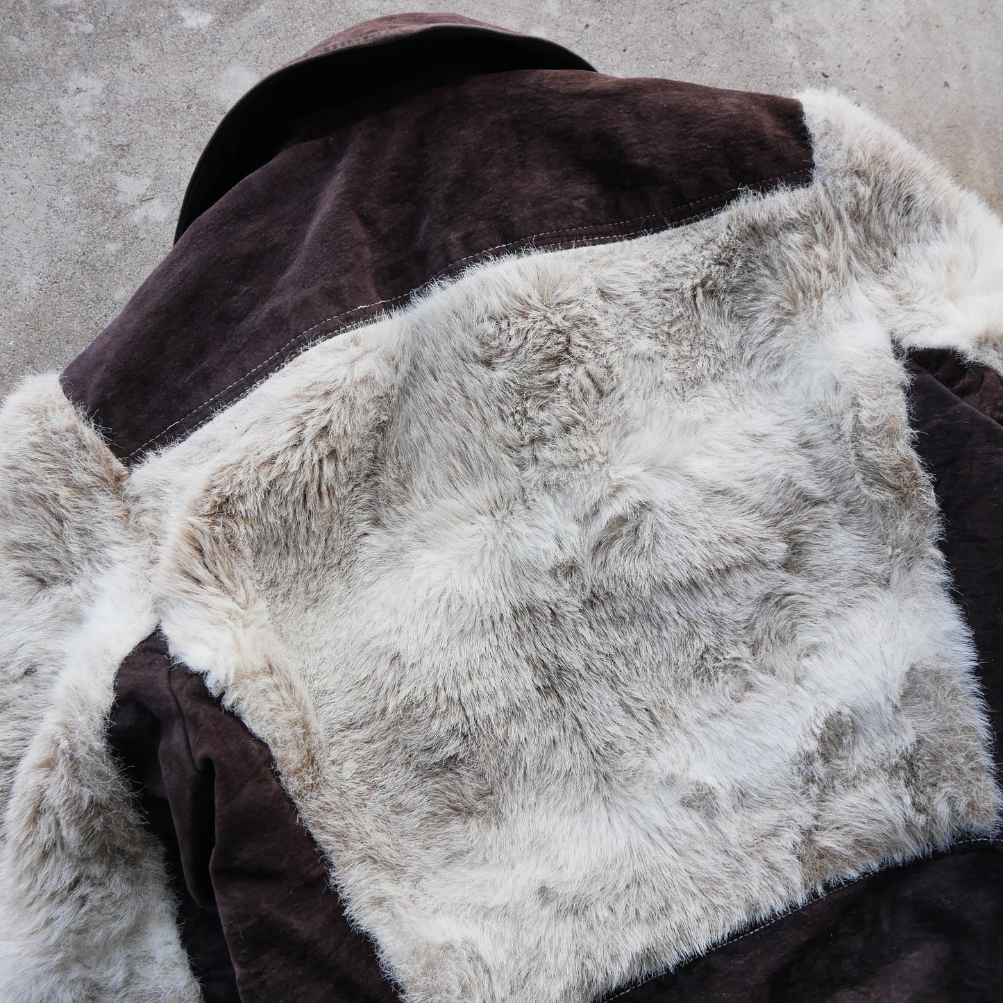 1970’s - Suede & Rabbit Fur Western Jacket