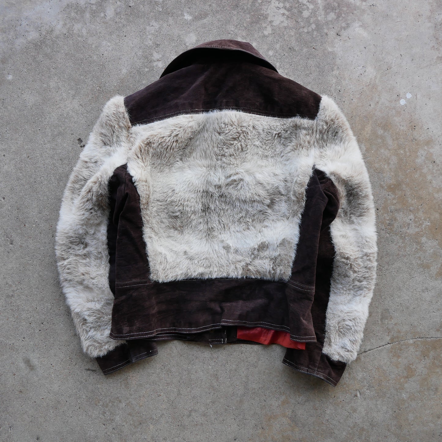 1970’s - Suede & Rabbit Fur Western Jacket