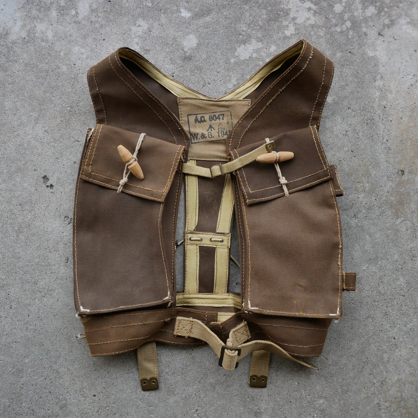 WWII British Skeleton Assault Vest